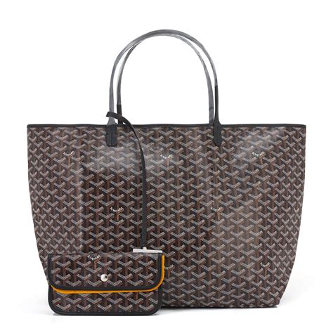 goyard black tote bag.